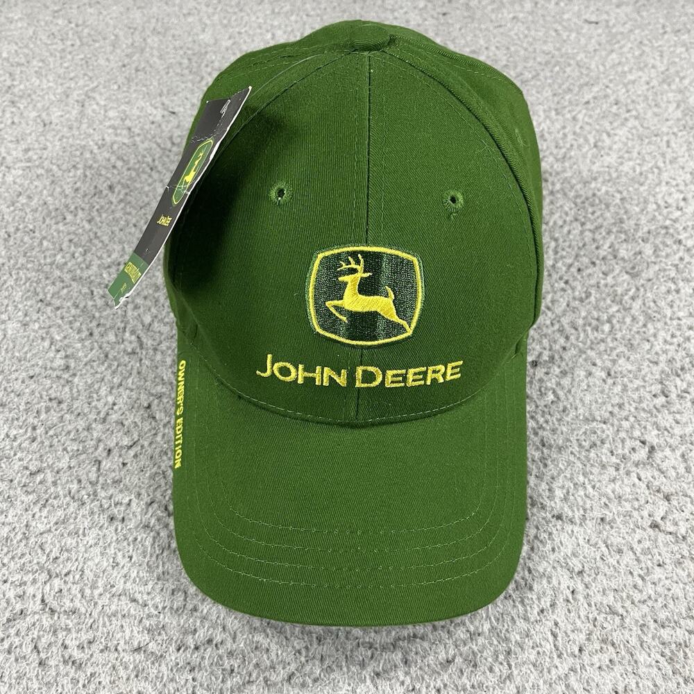 John Deere Hat Baseball Cap Owner Embroidered Logo Owners Edition Adjustable